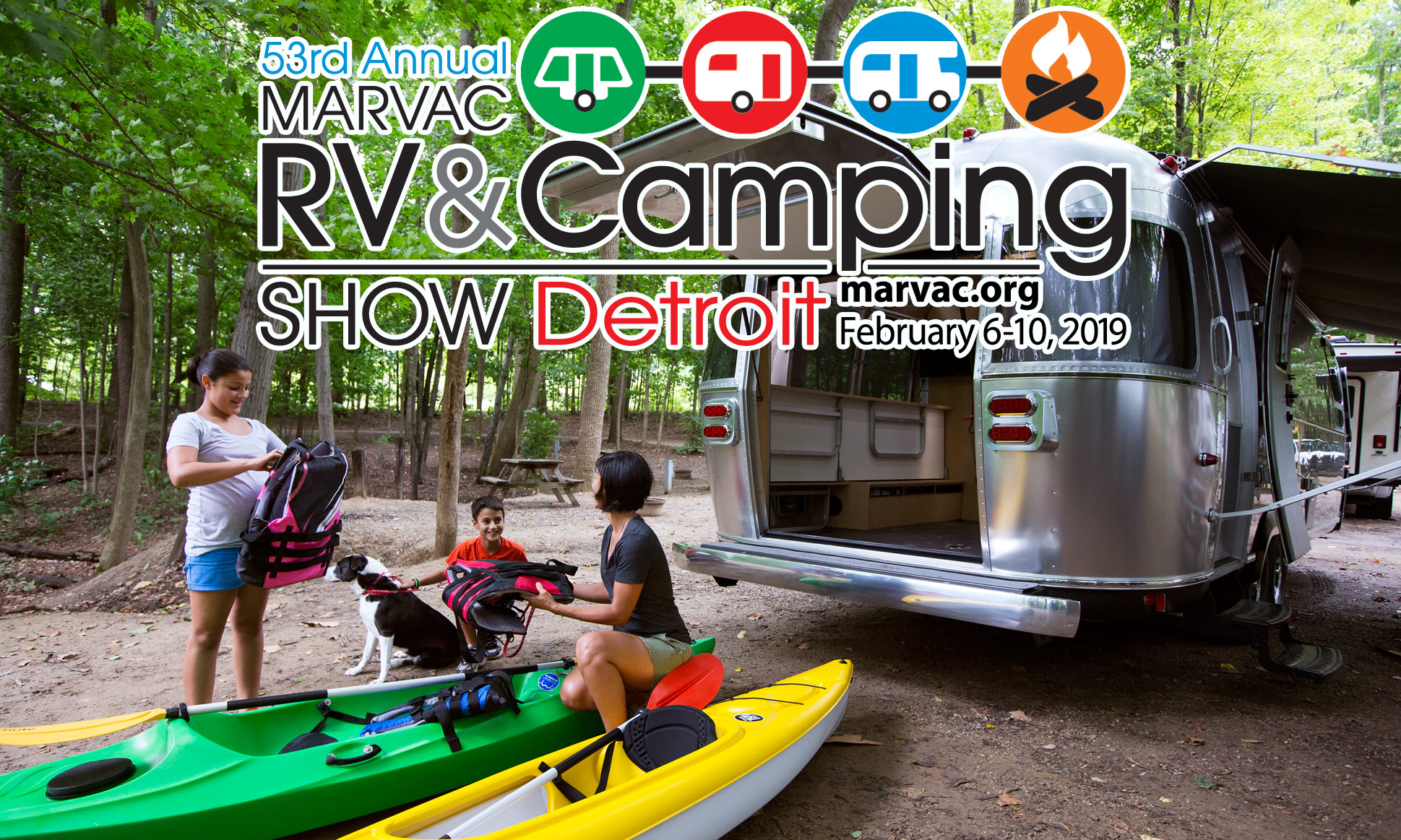 53rd Annual Detroit Camper & RV Show 2/6/2019 2/10/2019