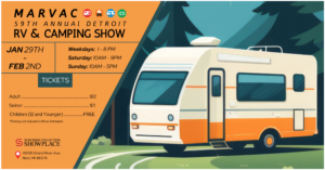 59th Annual Detroit RV & Camping Show @ Suburban Collection Showplace | Novi | Michigan | United States