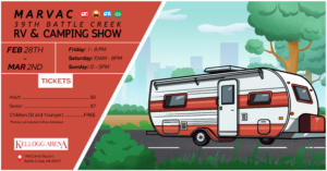 39th Battle Creek RV & Camping Show @ Kellogg Arena | Battle Creek | Michigan | United States