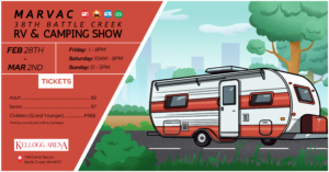 38th Battle Creek RV & Camping Show @ Kellogg Arena | Battle Creek | Michigan | United States