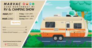 33rd Annual Northwest MI RV & Camping Show @ Grand Traverse County Civic Center | Traverse City | Michigan | United States